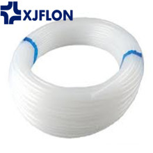 white color virgin ptfe hollow bar pure plastic PTFE tube